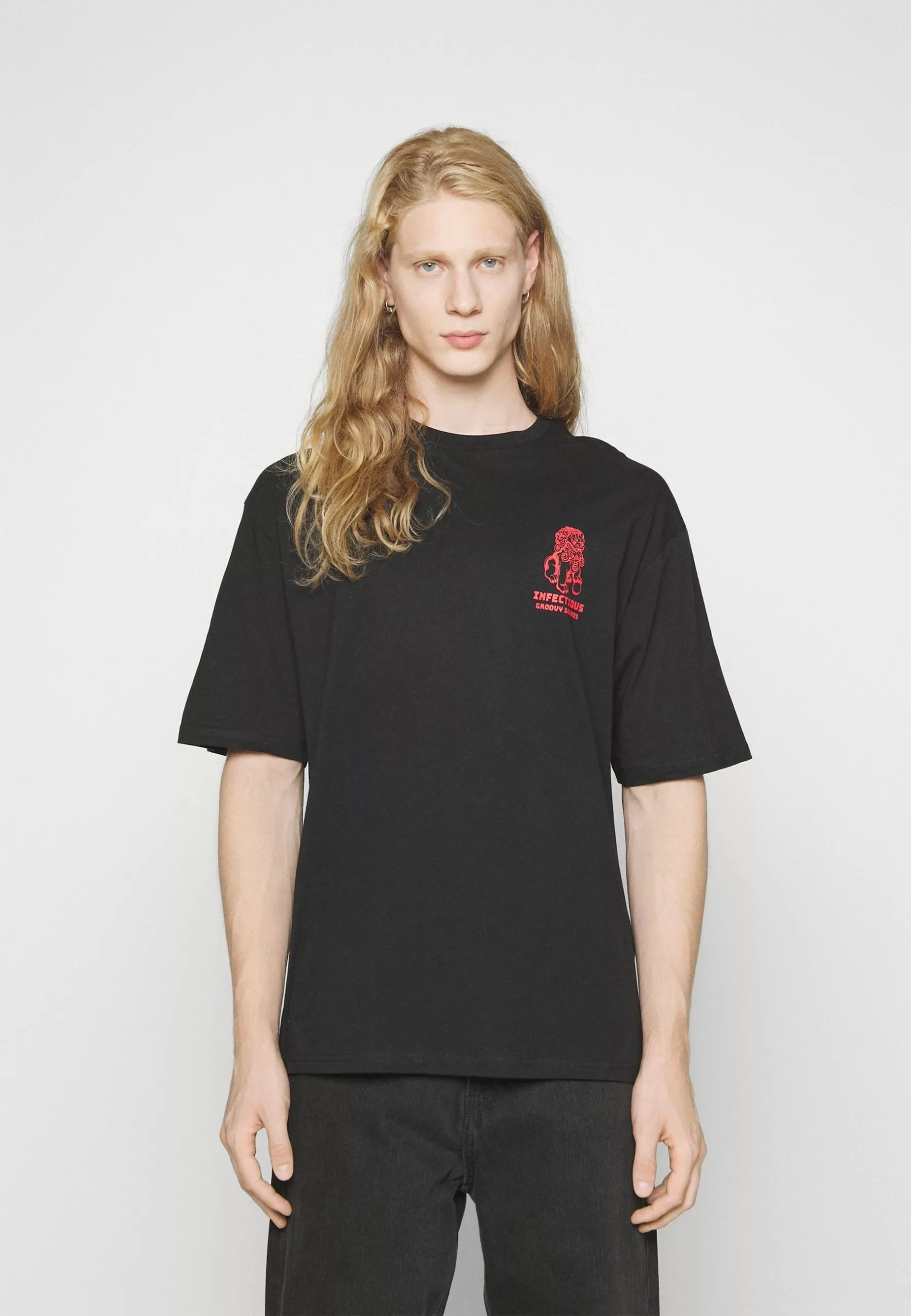 YOURTURN Unisex - Print T-Shirt - Black 3 YOURTURN Unisex - Print T-Shirt - Black - Image 3