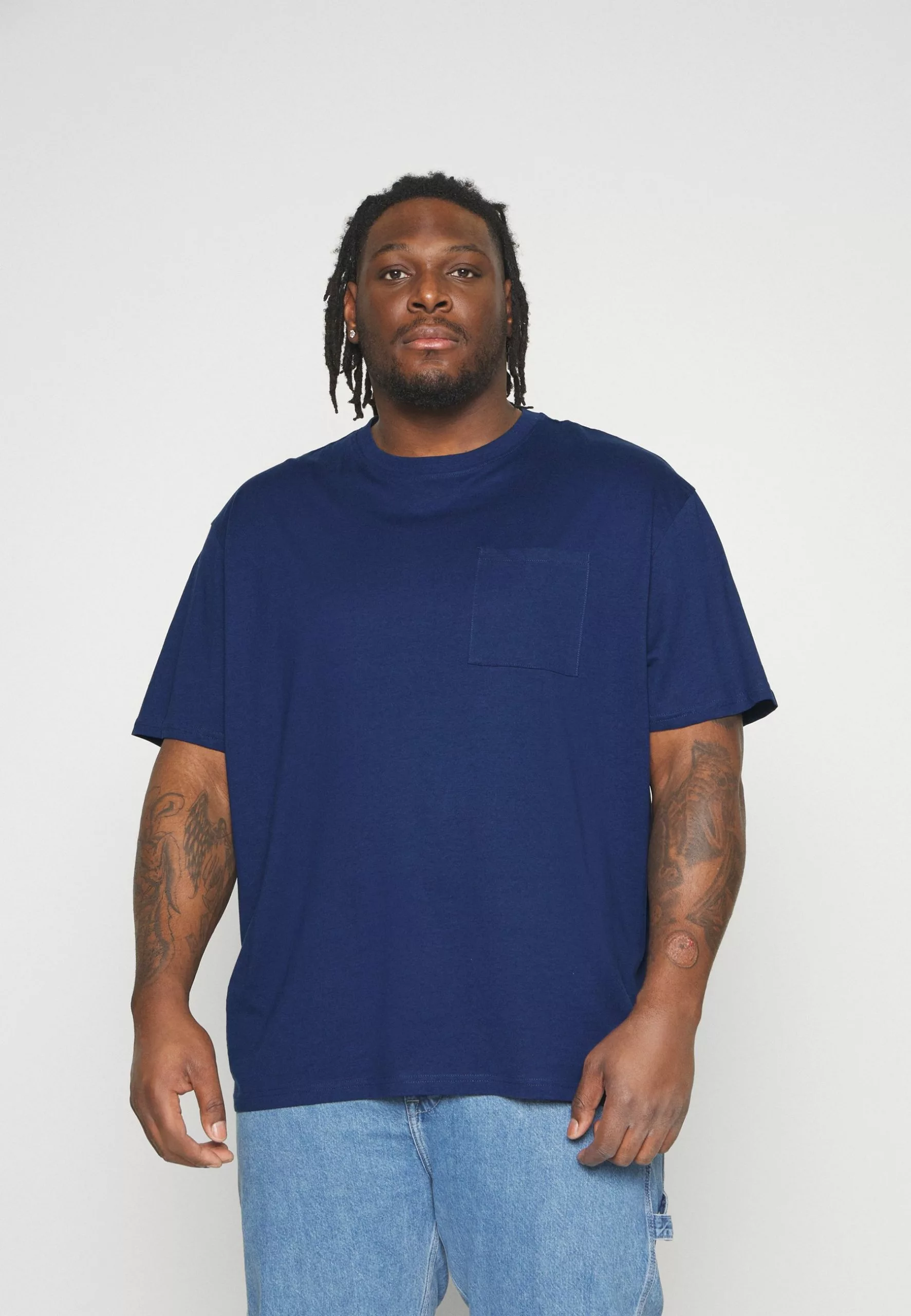 YOURTURN Unisex 2 Pack- Basic T-Shirt - Light Blue/Dark Blue 4 YOURTURN Unisex 2 Pack- Basic T-Shirt - Light Blue/Dark Blue - Image 4