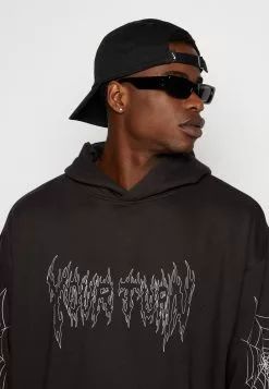 YOURTURN Spiderweb Unisex - Hoodie - Black -Yourturn Shop 877522faa1f24f66bef4da2574f5133a scaled