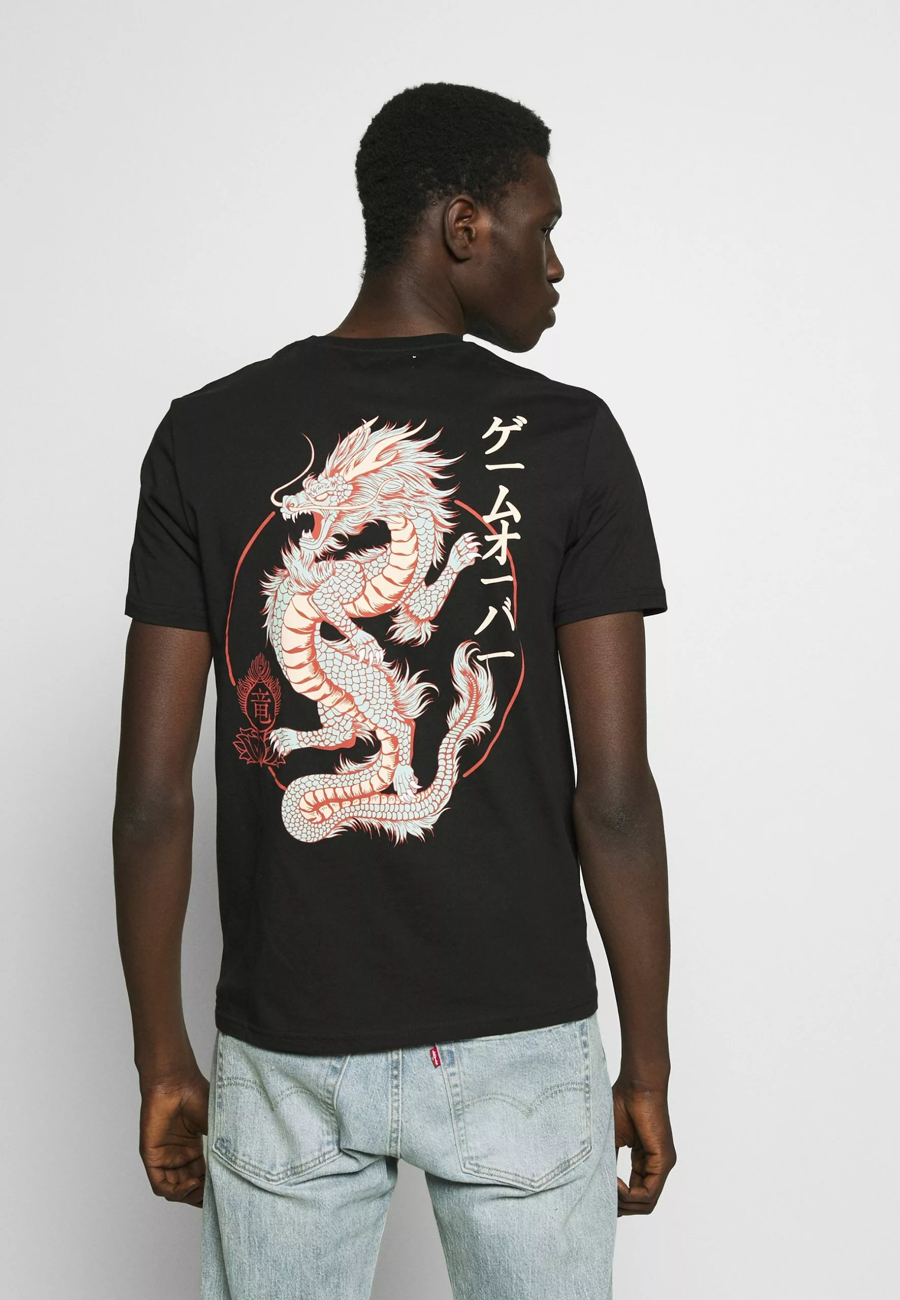 YOURTURN Unisex - Print T-Shirt - Black 1 YOURTURN Unisex - Print T-Shirt - Black