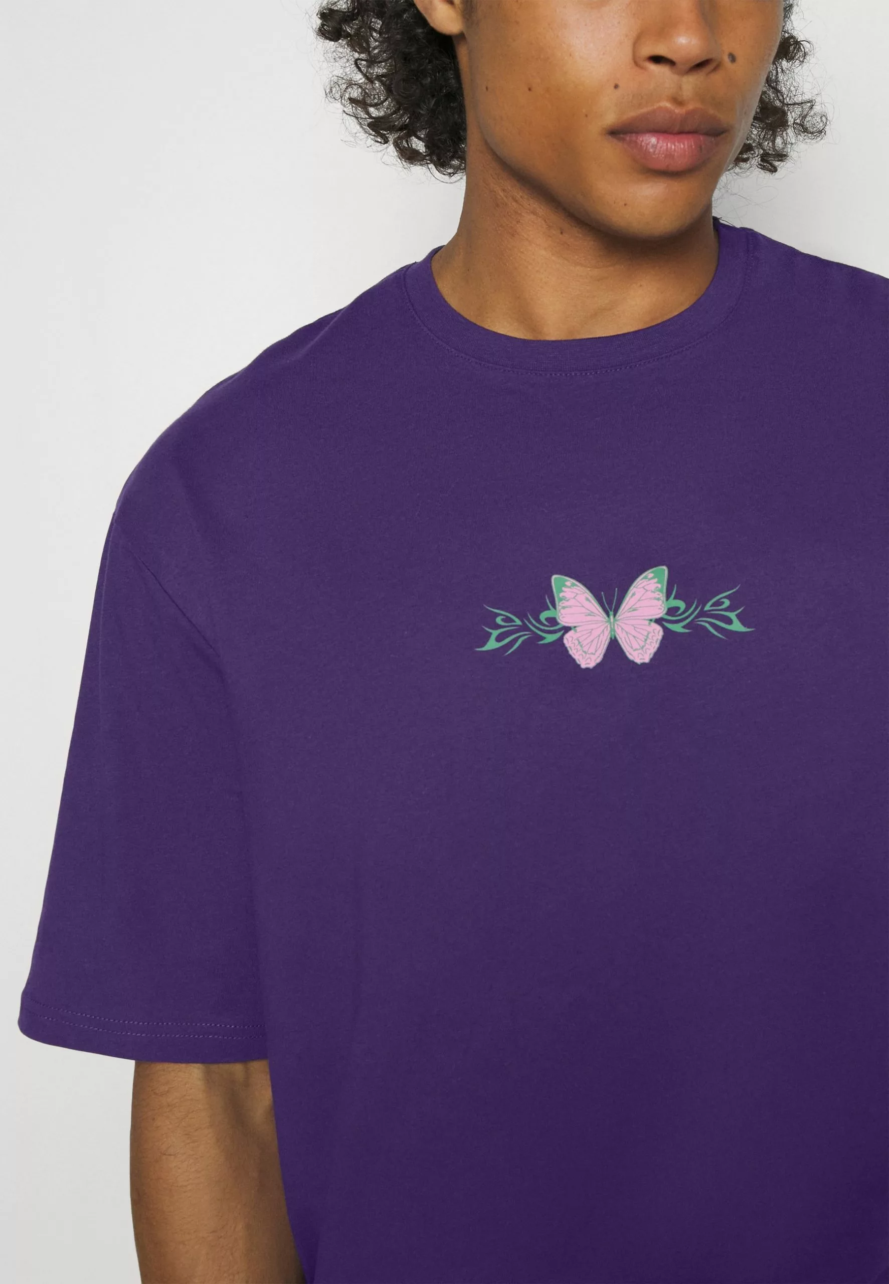 YOURTURN Unisex - Print T-Shirt - Purple 6 YOURTURN Unisex - Print T-Shirt - Purple - Image 6