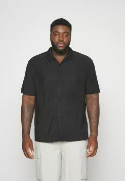 YOURTURN Plisse Shirt Unisex - Shirt - Black