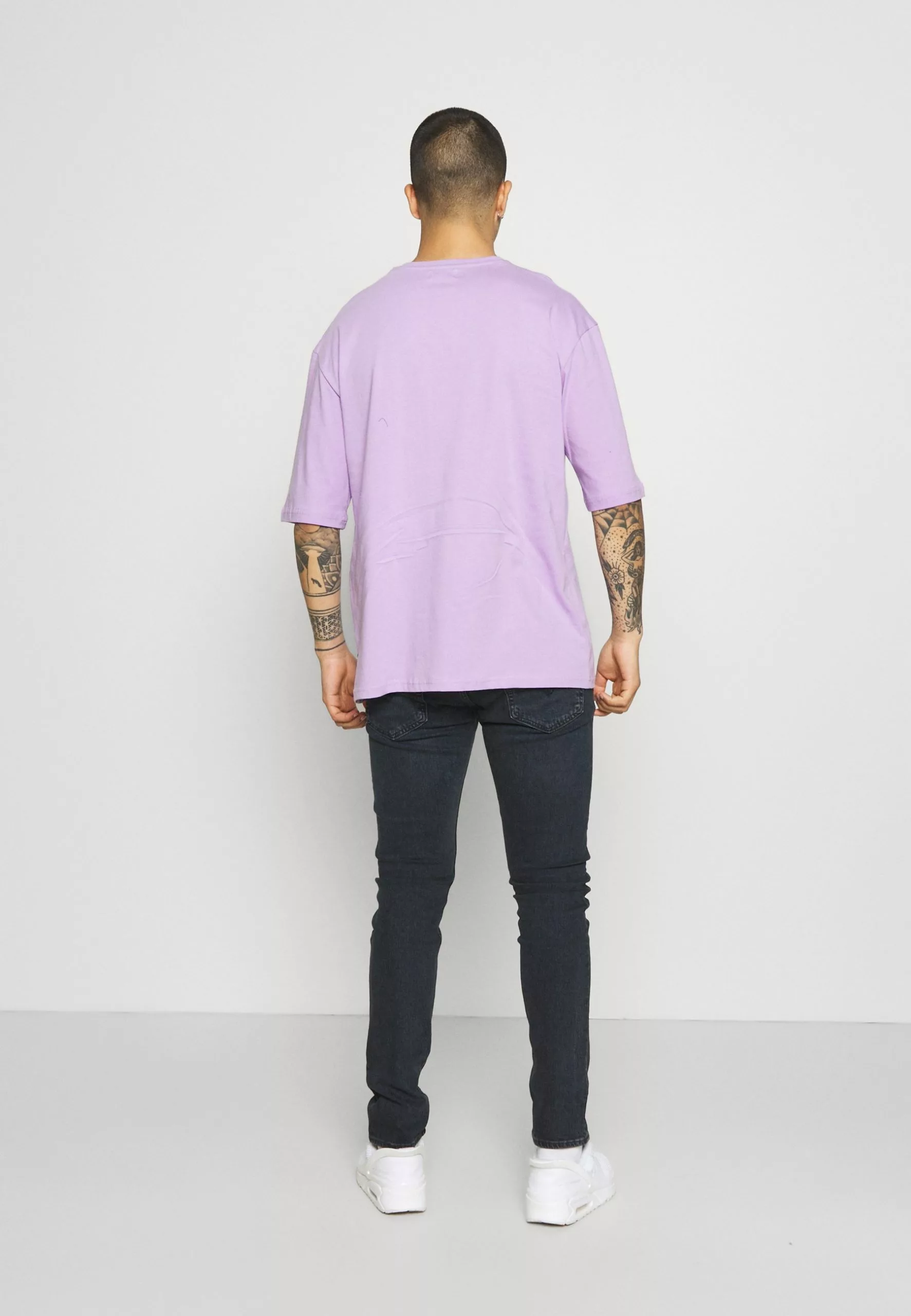 YOURTURN Oversize Unisex - Print T-Shirt - Lilac 3 YOURTURN Oversize Unisex - Print T-Shirt - Lilac - Image 3