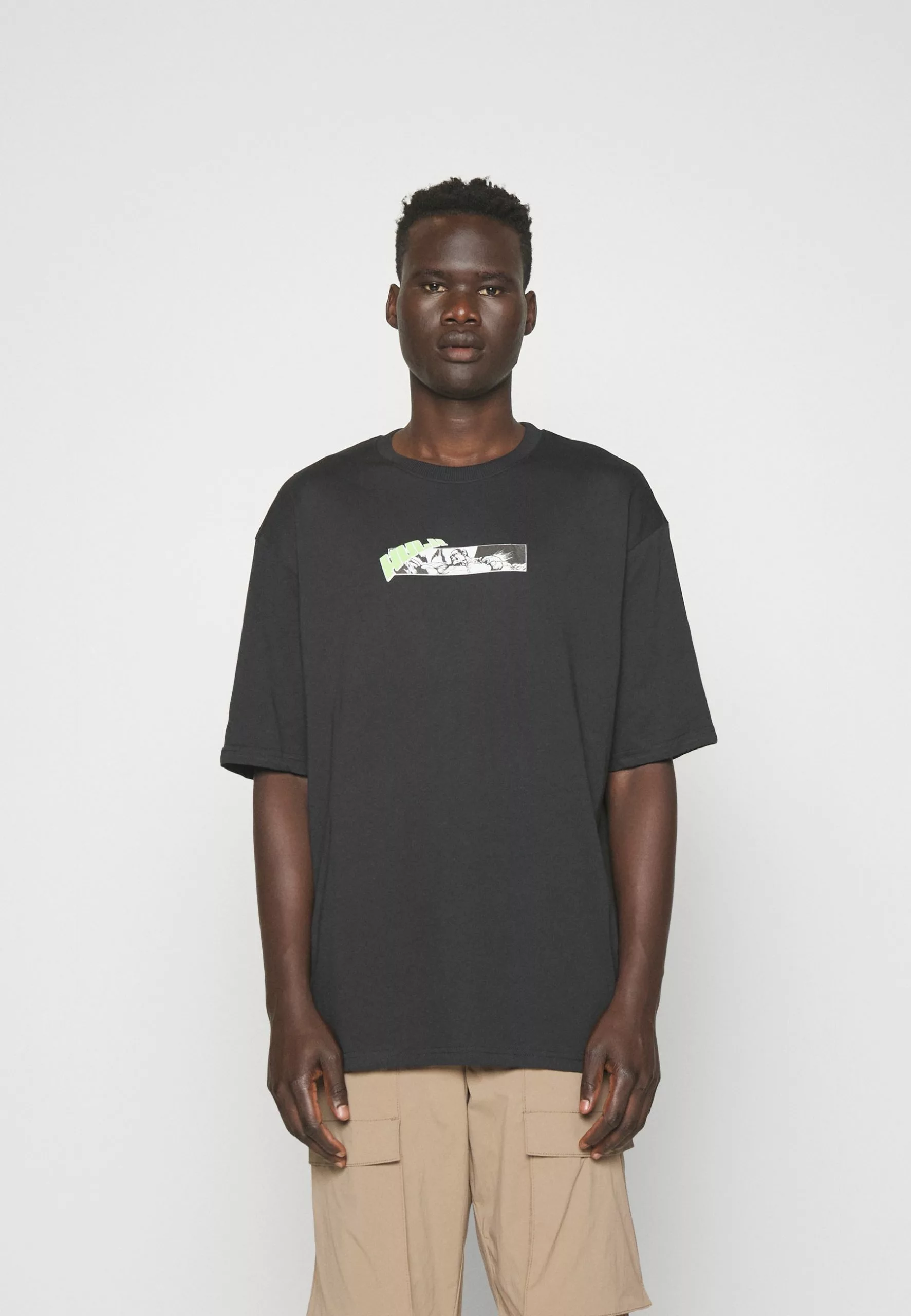 YOURTURN Unisex - Print T-Shirt - Black 3 YOURTURN Unisex - Print T-Shirt - Black - Image 3