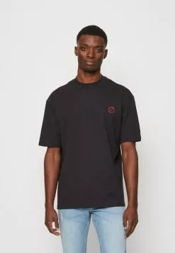 YOURTURN Unisex - Print T-Shirt - Black