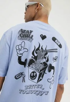 YOURTURN Unisex - Print T-Shirt - Light Blue -Yourturn Shop 95ec4f40025a4561848256e1c3137aff scaled