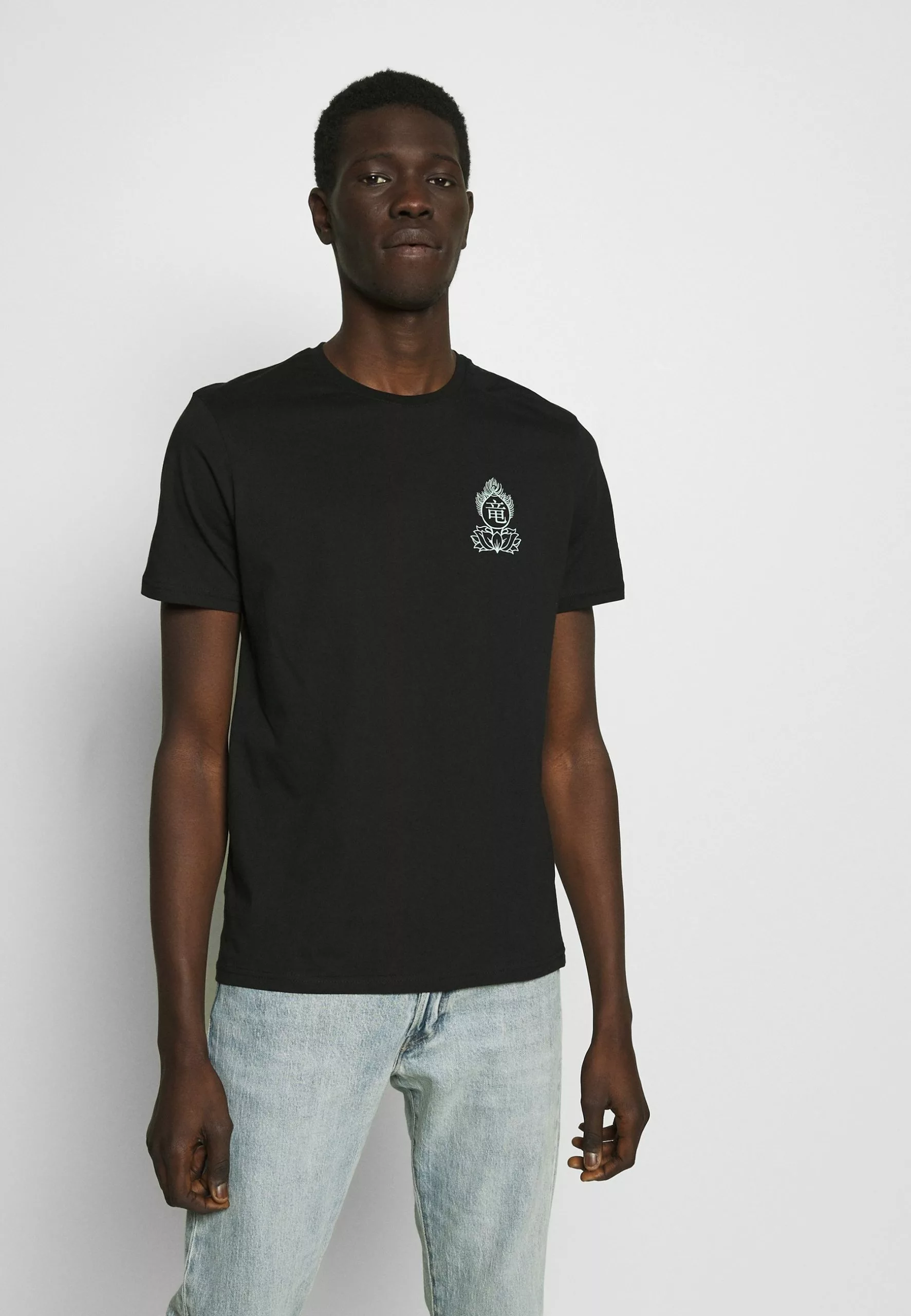 YOURTURN Unisex - Print T-Shirt - Black 3 YOURTURN Unisex - Print T-Shirt - Black - Image 3