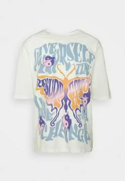 YOURTURN Unisex - Print T-Shirt - Off-White