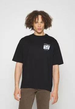 YOURTURN Print T-Shirt - Black