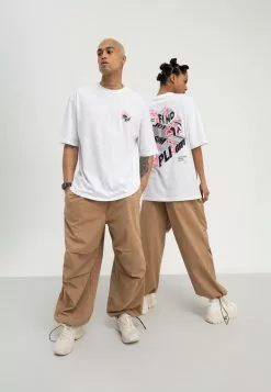 YOURTURN Unisex - Print T-Shirt - White