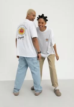 YOURTURN Unisex - Print T-Shirt - White