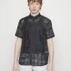 YOURTURN Mesh Shirt - Shirt - Black