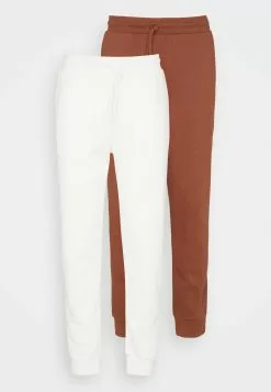 YOURTURN Unisex 2 Pack- Tracksuit Bottoms - Brown/Off-White -Yourturn Shop b922204fcc614dd0bb096e0b6596a6e4 scaled