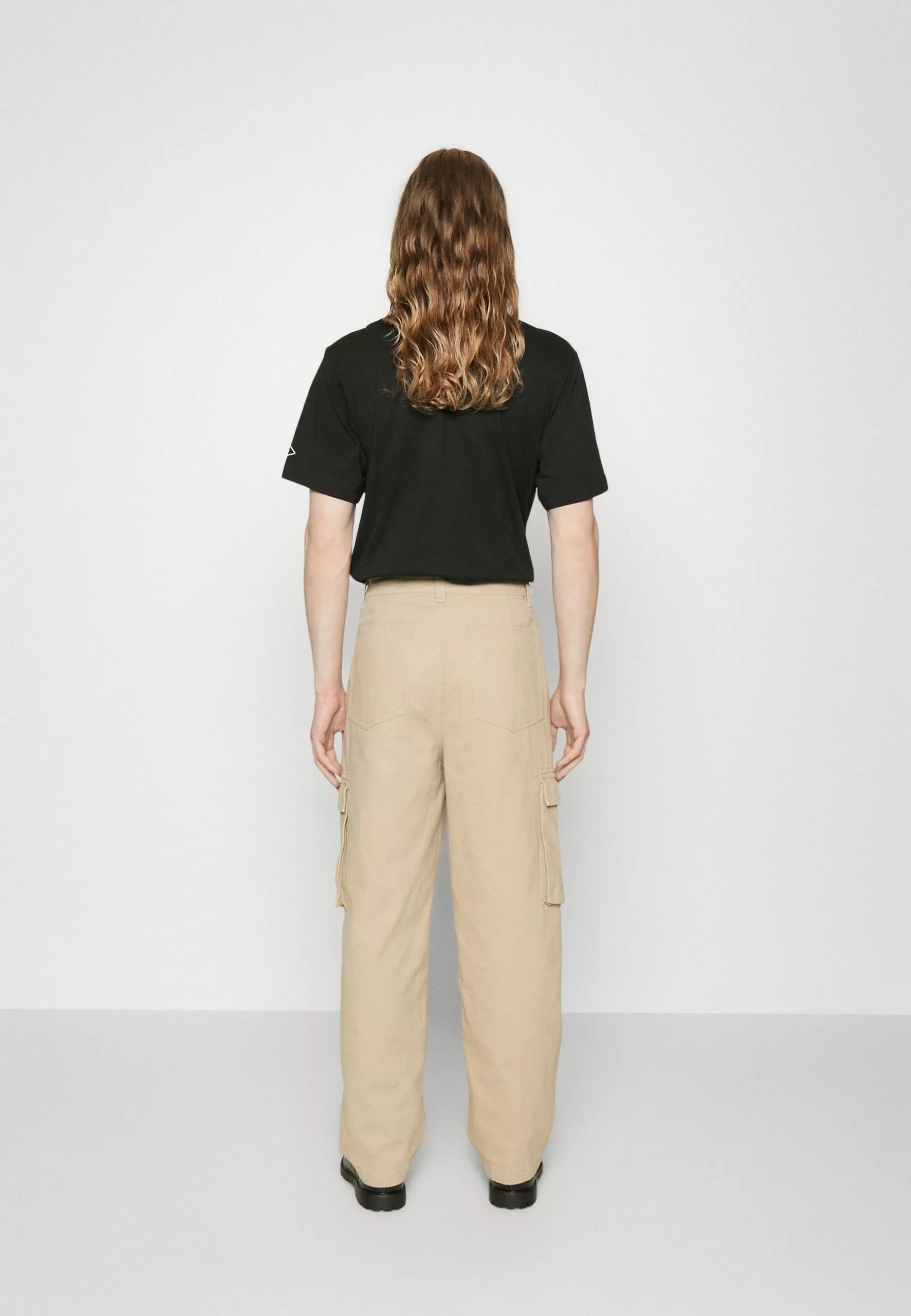 YOURTURN Unisex - Cargo Trousers - Tan 3 YOURTURN Unisex - Cargo Trousers - Tan - Image 3