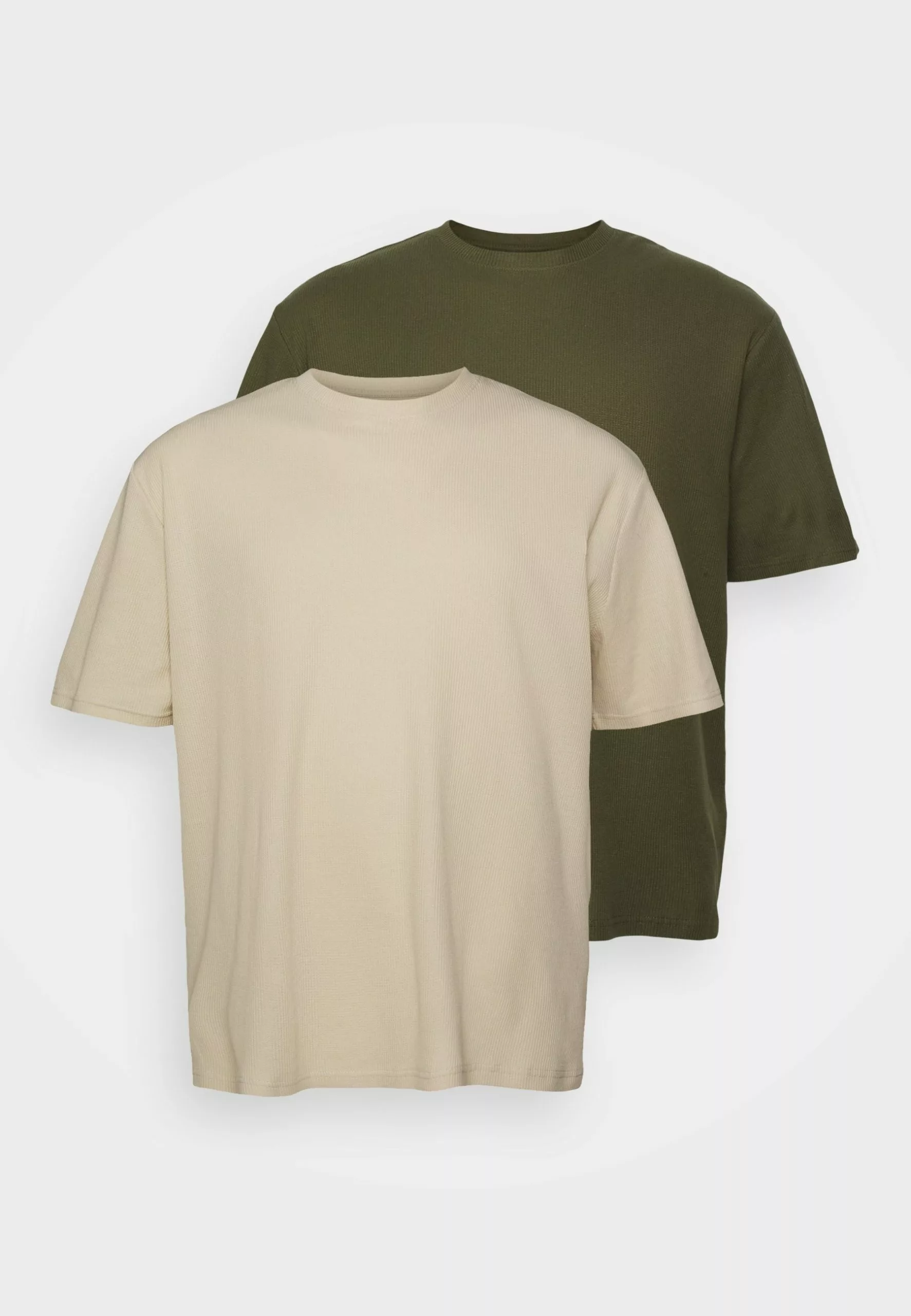 YOURTURN Unisex - Basic T-Shirt -Light Green/ Off-White 6 YOURTURN Unisex - Basic T-Shirt -Light Green/ Off-White - Image 6