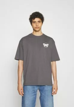 YOURTURN Unisex - Print T-Shirt - Dark Grey