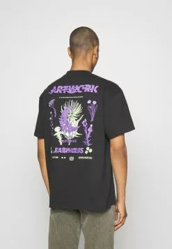 YOURTURN Unisex - Print T-Shirt - Black