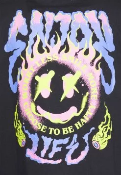 YOURTURN Unisex - Print T-Shirt - Black -Yourturn Shop d3c3ddf8f4e44b24b24faa30da6f5591 scaled