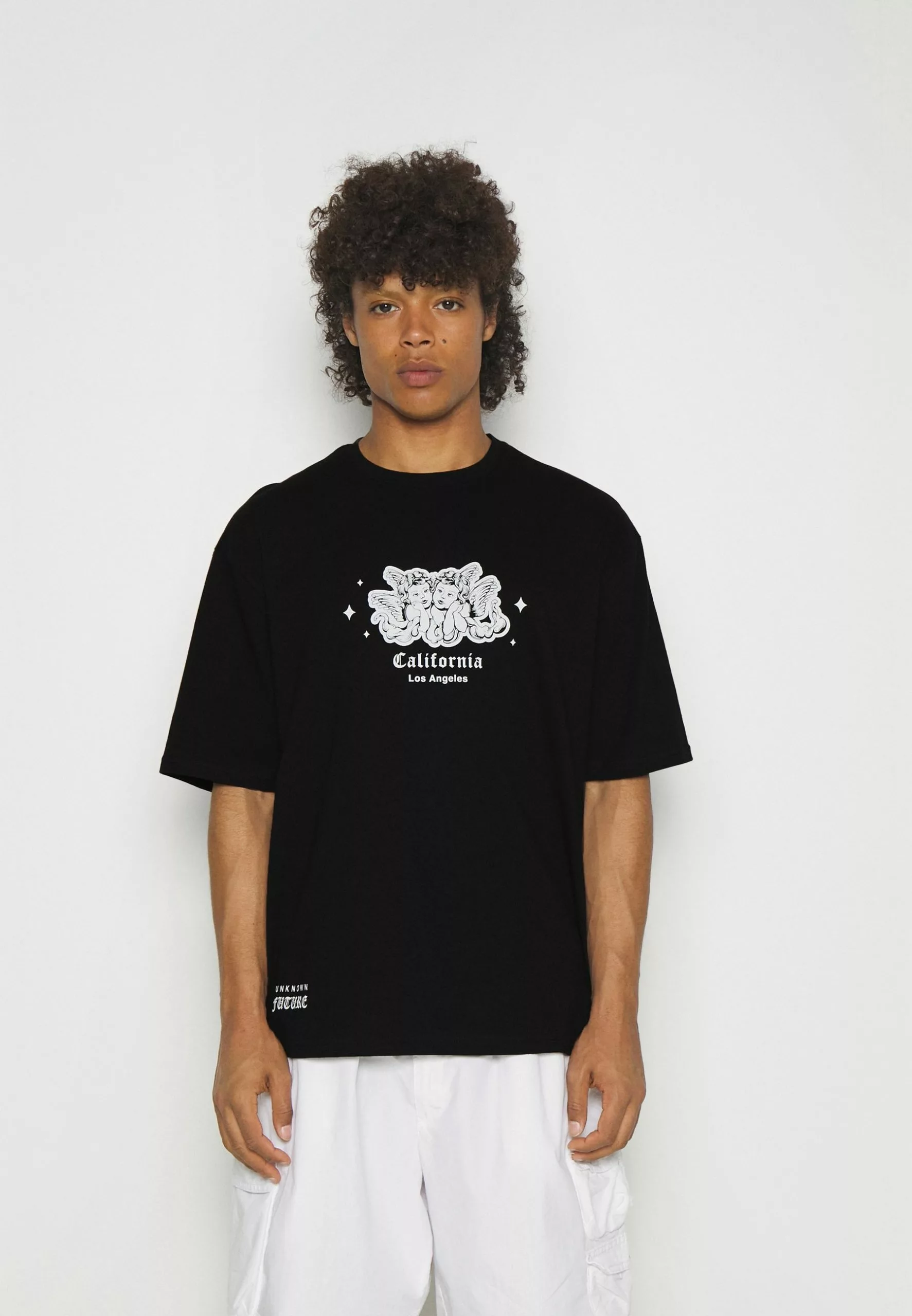 YOURTURN Unisex - Print T-Shirt - Black 1 YOURTURN Unisex - Print T-Shirt - Black