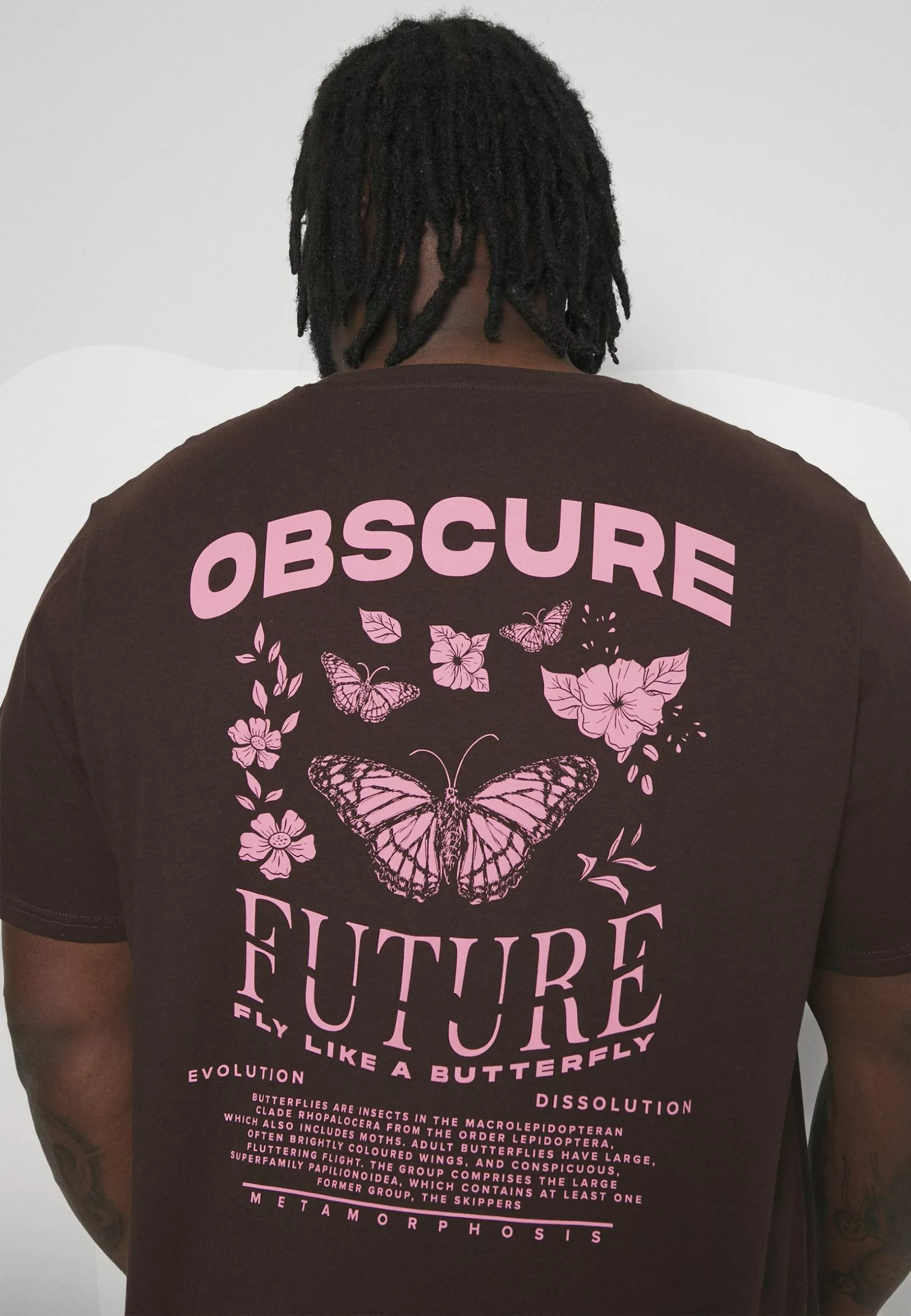 YOURTURN Print T-Shirt - Dark Brown 4 YOURTURN Print T-Shirt - Dark Brown - Image 4