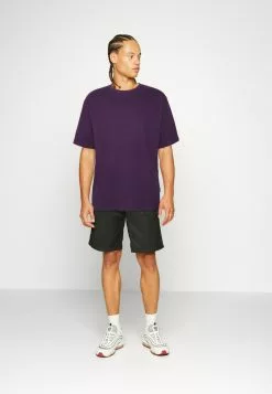 YOURTURN 3Pack Unisex - Basic T-Shirt - Grey/Purple/Black