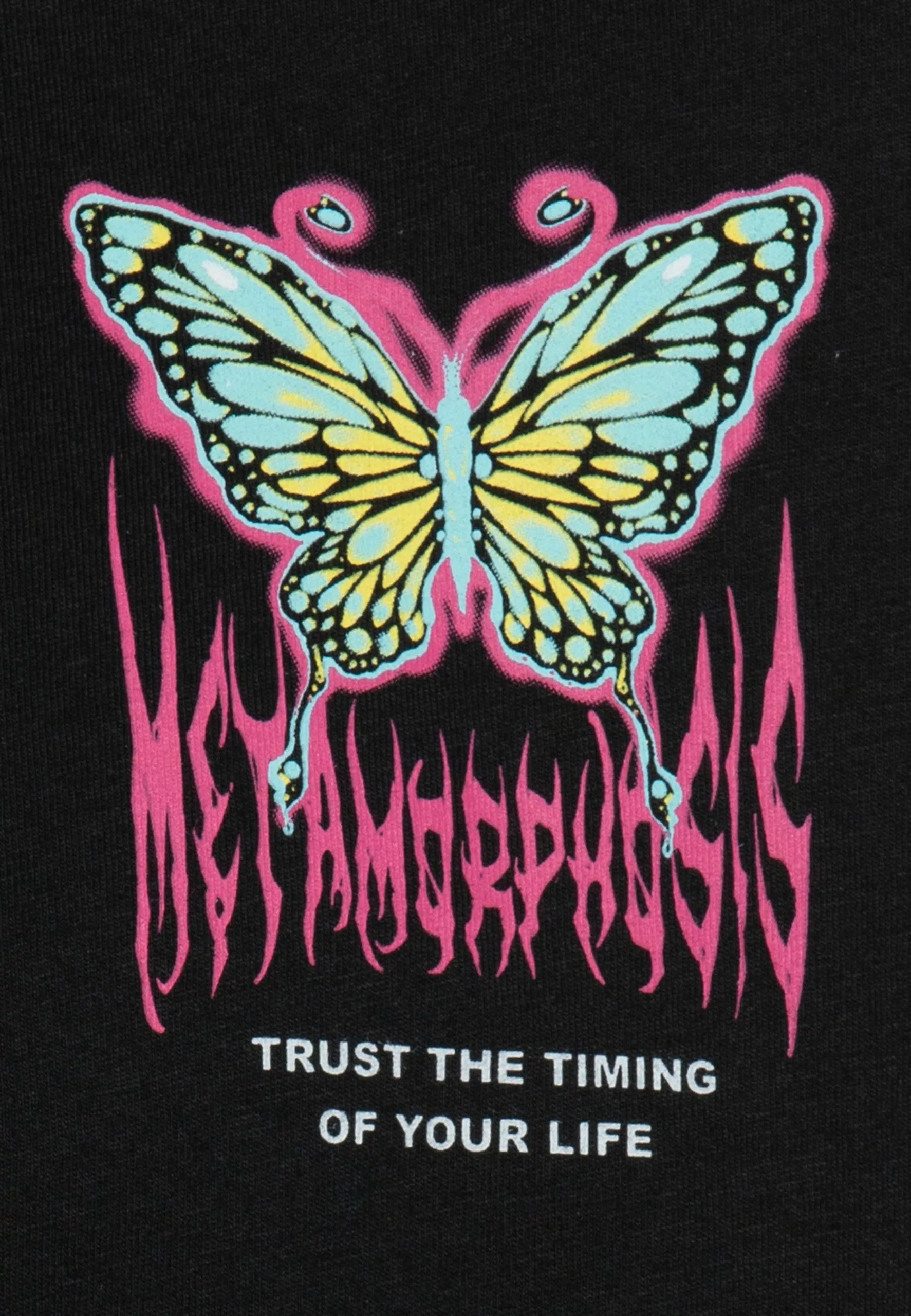 YOURTURN Unisex - Print T-Shirt - Black 3 YOURTURN Unisex - Print T-Shirt - Black - Image 3