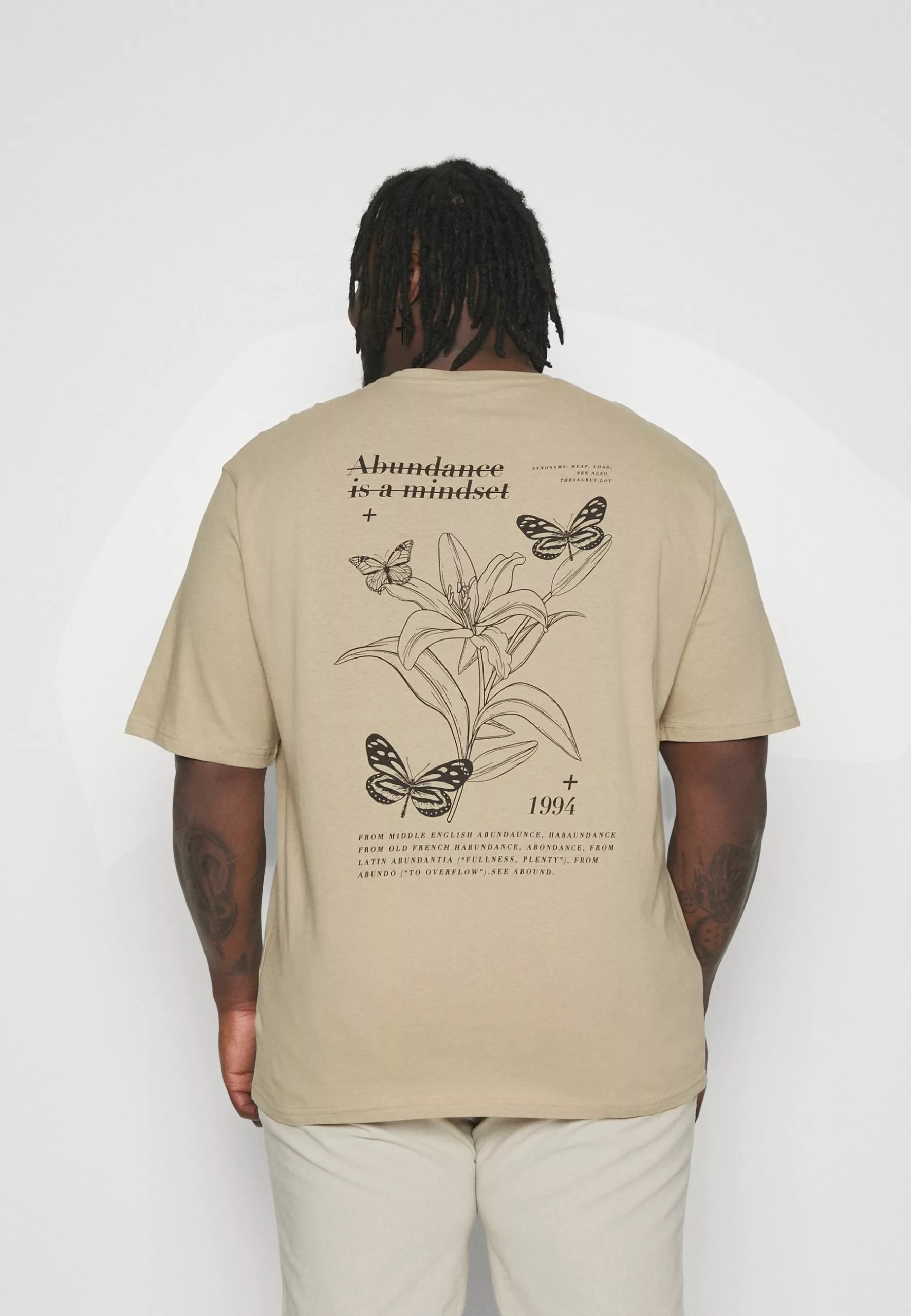 YOURTURN Unisex - Print T-Shirt - Beige 1 YOURTURN Unisex - Print T-Shirt - Beige