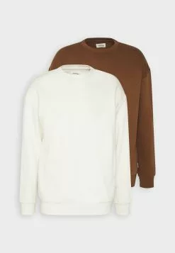 YOURTURN Unisex 2 Pack - Sweatshirt - Dark Brown/Off-White -Yourturn Shop db8e5dd458f4415695ecd8f474fd5ba3 scaled