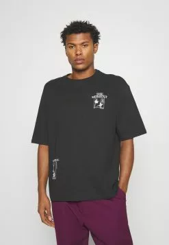 YOURTURN Unisex - Print T-Shirt - Black