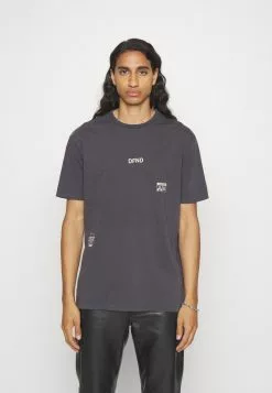 YOURTURN Unisex - Print T-Shirt - Black