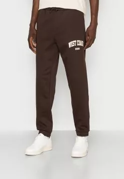 YOURTURN Unisex - Tracksuit Bottoms - Dark Brown