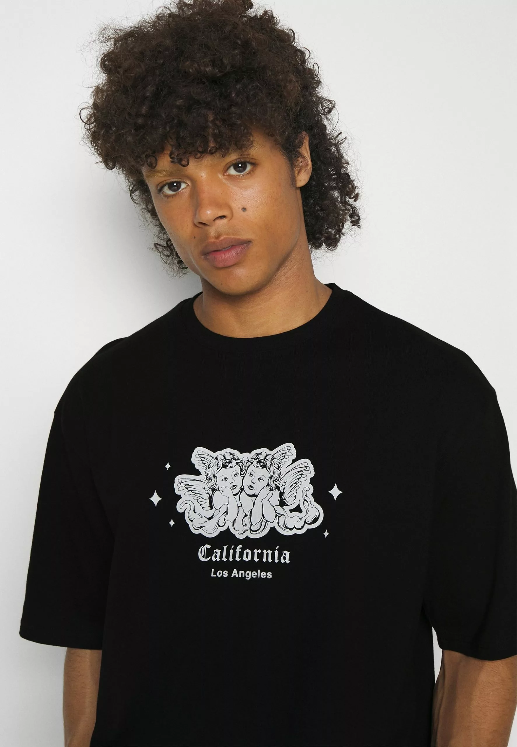 YOURTURN Unisex - Print T-Shirt - Black 5 YOURTURN Unisex - Print T-Shirt - Black - Image 5