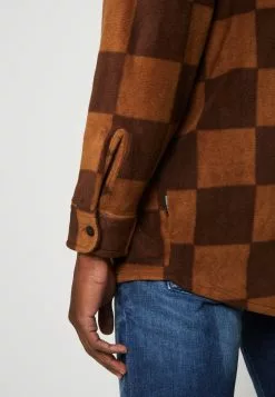 YOURTURN Unisex - Button-Down Blouse - Brown -Yourturn Shop e6cd70ff80fb4e89bb9dadbdf2ffa1b1 scaled