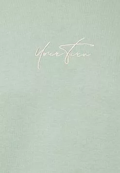 YOURTURN Unisex - Sweatshirt - Green/Beige -Yourturn Shop e6e13910f8ff4410b7be54c7e0712495 scaled