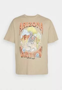 YOURTURN Unisex - Print T-Shirt - Beige -Yourturn Shop eb835e4163af4e4d9bb92027d2fa8fb7 scaled