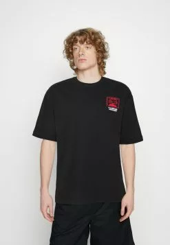 YOURTURN Unisex - Print T-Shirt - Black