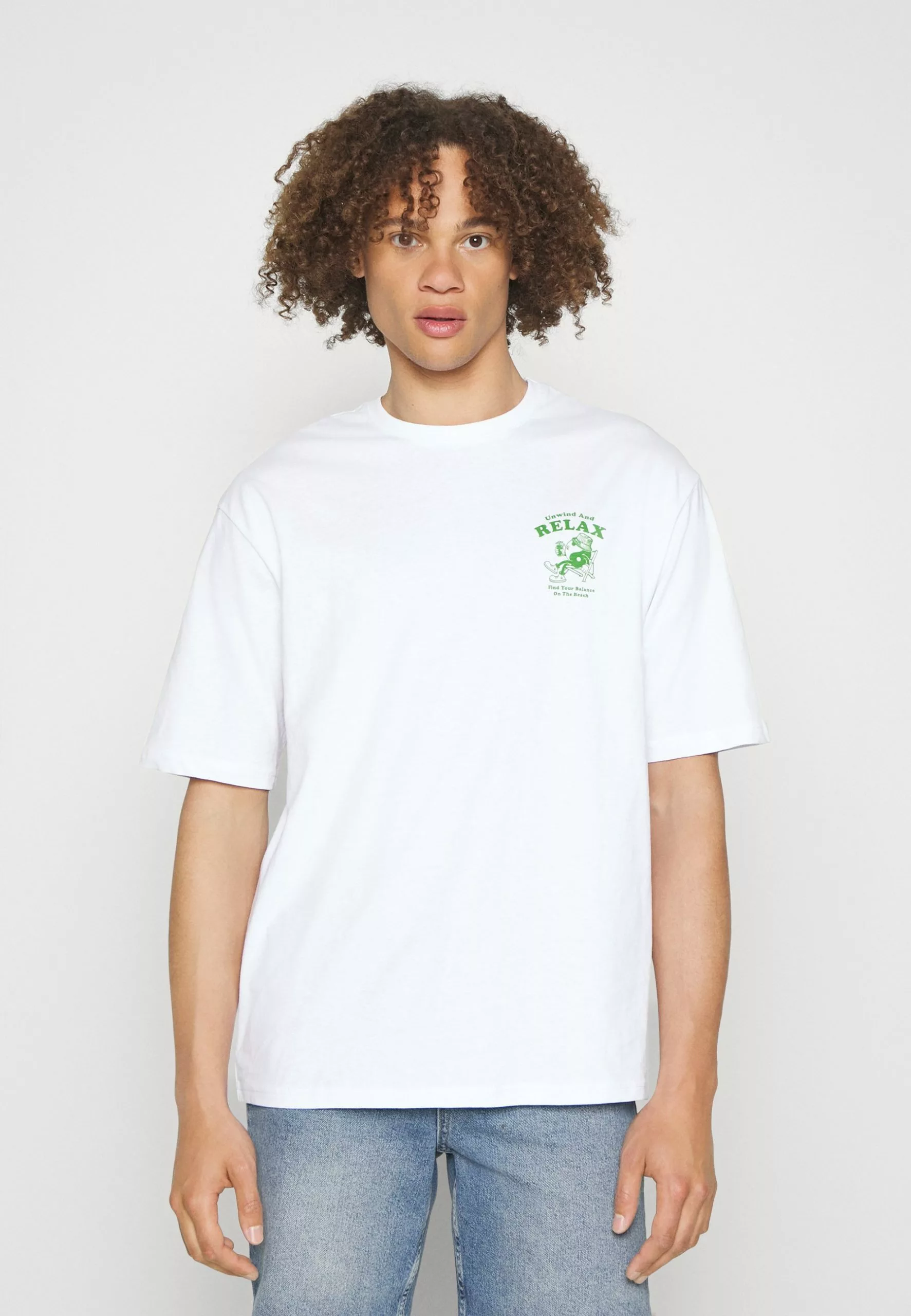 YOURTURN Unisex - Print T-Shirt - White 1 YOURTURN Unisex - Print T-Shirt - White