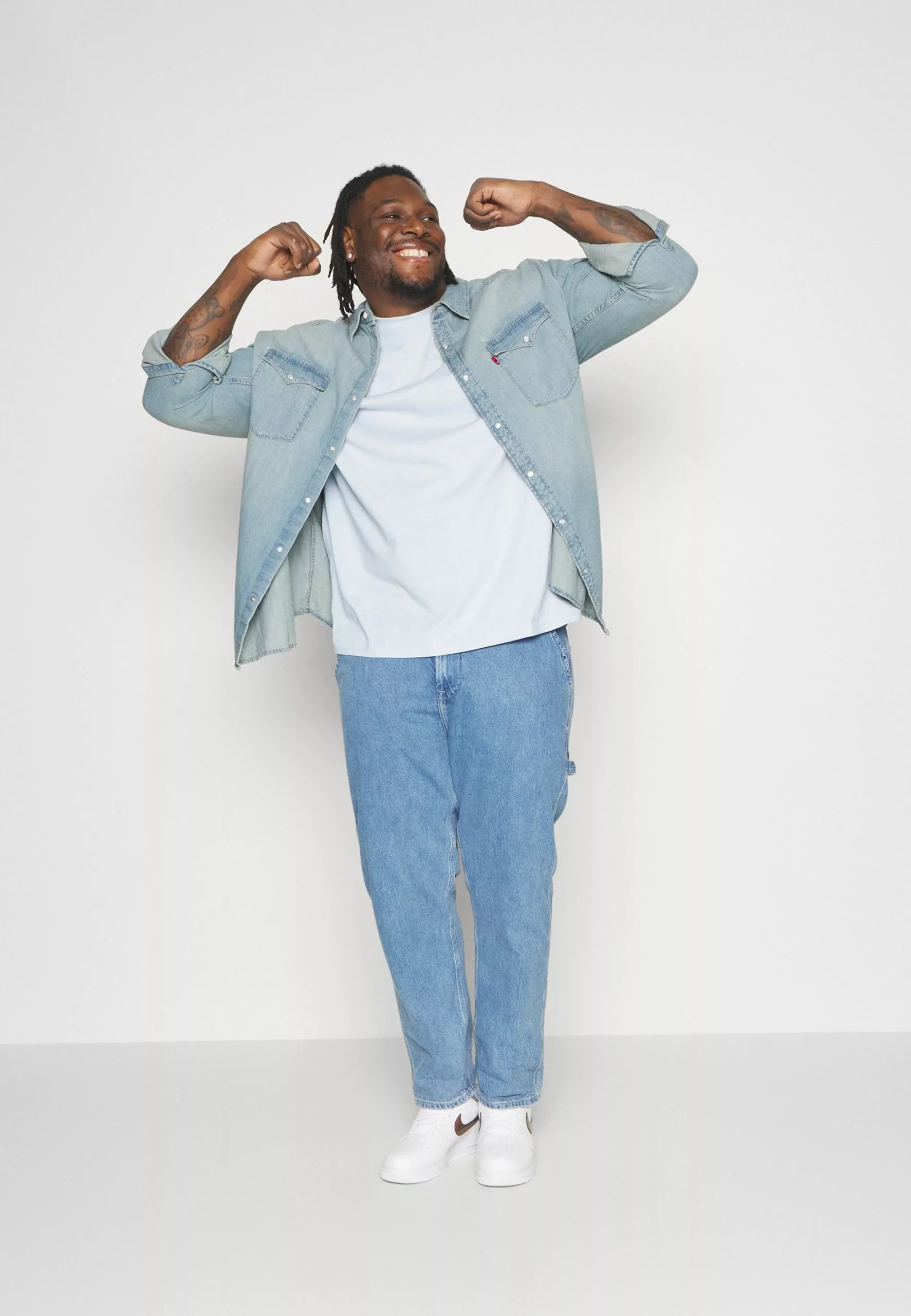 YOURTURN Unisex 2 Pack- Basic T-Shirt - Light Blue/Dark Blue 1 YOURTURN Unisex 2 Pack- Basic T-Shirt - Light Blue/Dark Blue