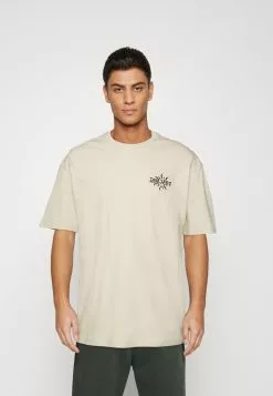 YOURTURN Unisex - Print T-Shirt - Off White