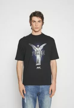 YOURTURN Fallen Schoolzi - Print T-Shirt - Black