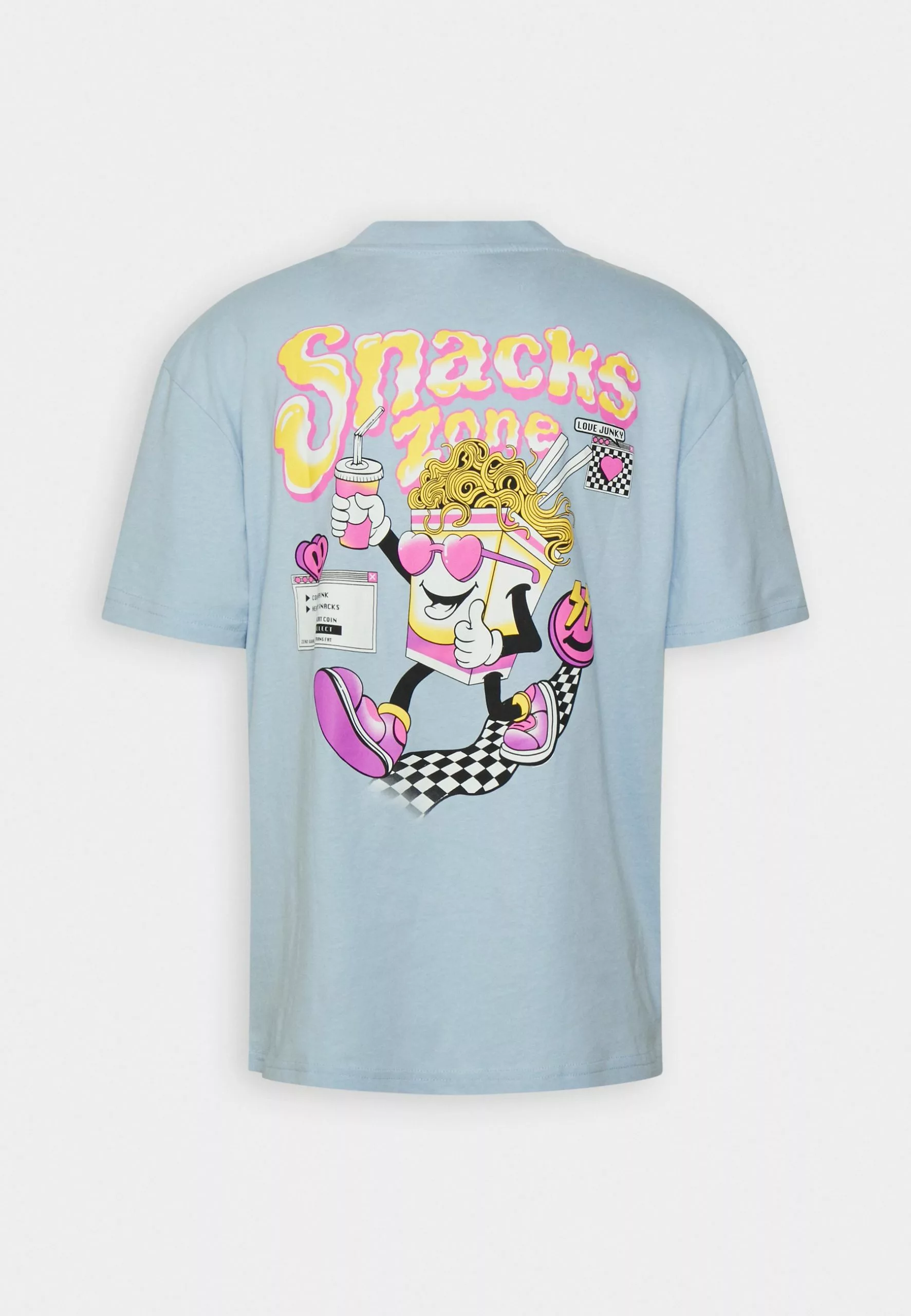 YOURTURN Unisex - Print T-Shirt - Blue 6 YOURTURN Unisex - Print T-Shirt - Blue - Image 6