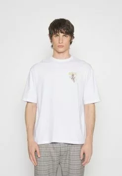 YOURTURN Unisex - Print T-Shirt - White