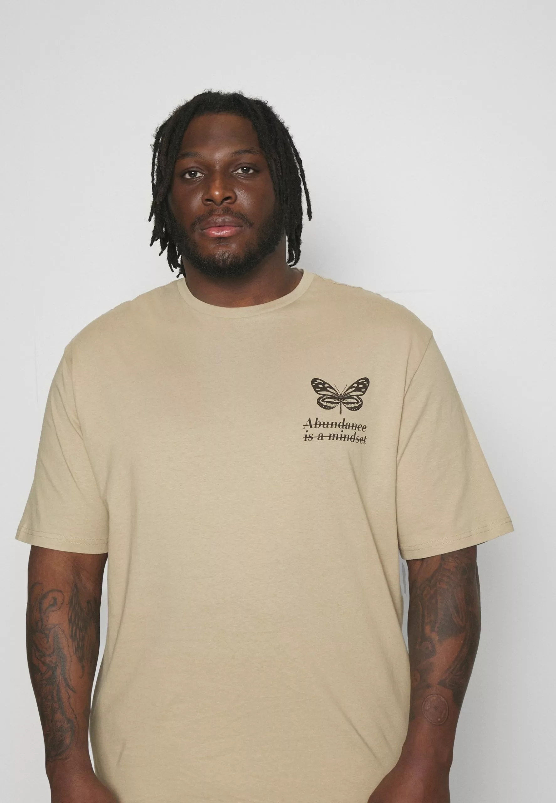 YOURTURN Unisex - Print T-Shirt - Beige 4 YOURTURN Unisex - Print T-Shirt - Beige - Image 4