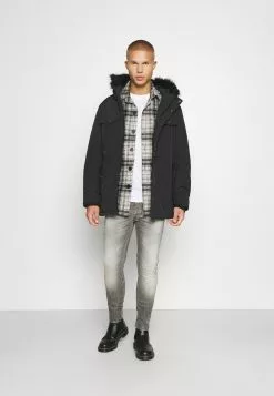 YOURTURN 3Pack Unisex - Basic T-Shirt - Black/Light Grey/White