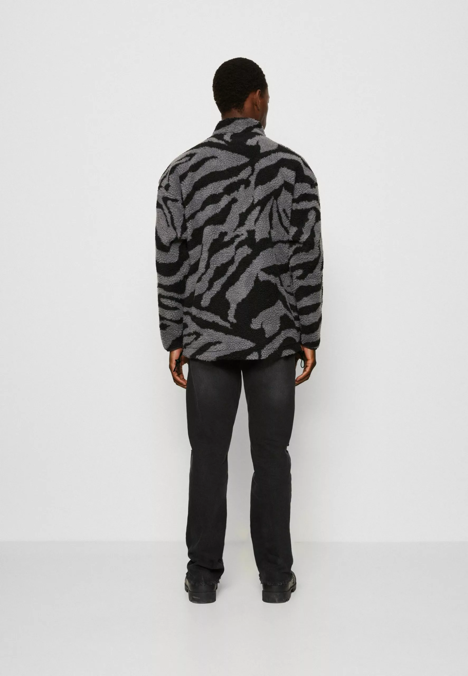 YOURTURN Unisex - Fleece Jacket - Grey 3 YOURTURN Unisex - Fleece Jacket - Grey - Image 3