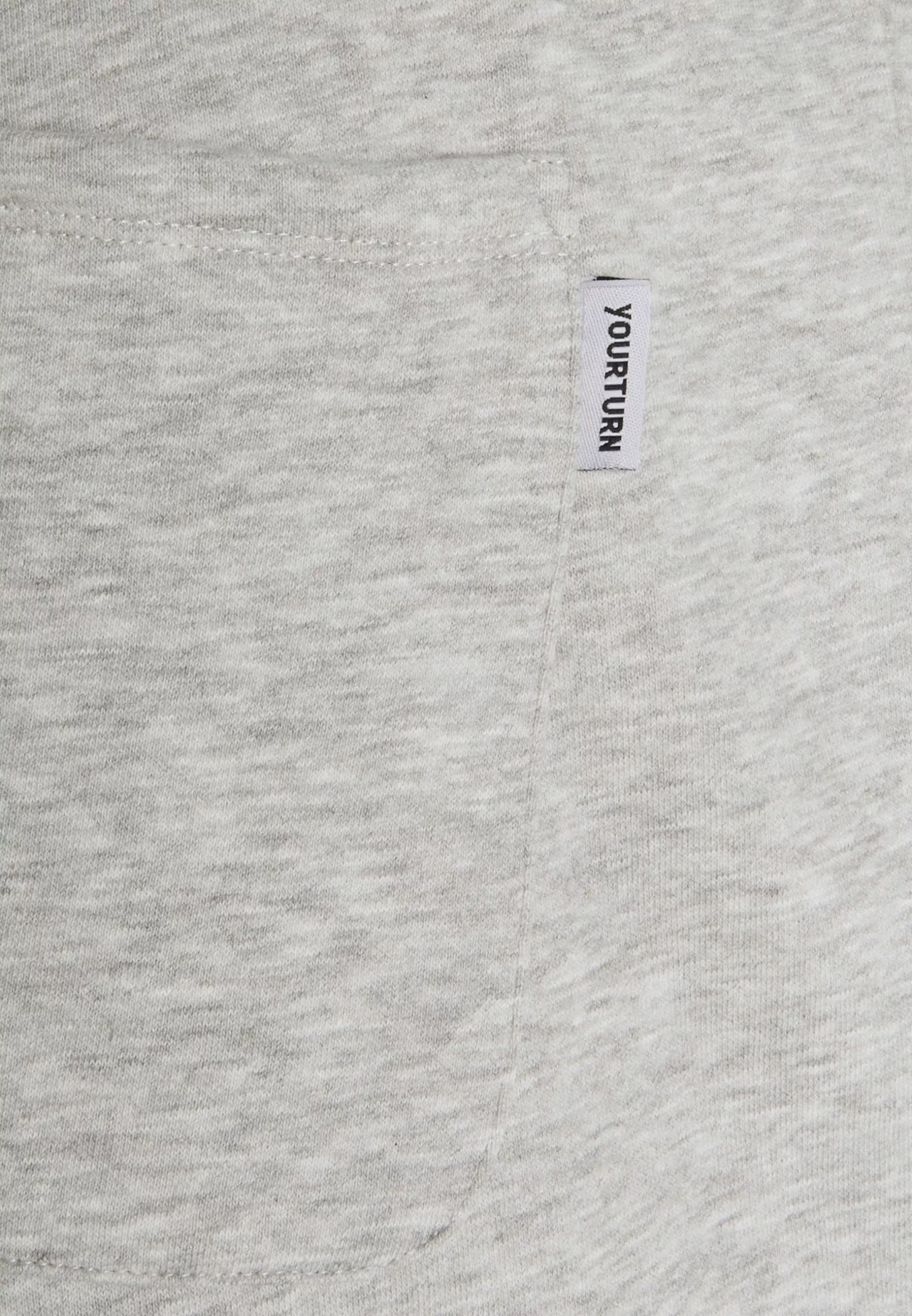 YOURTURN Unisex - Tracksuit Bottoms - Mottled Light Grey 6 YOURTURN Unisex - Tracksuit Bottoms - Mottled Light Grey - Image 6