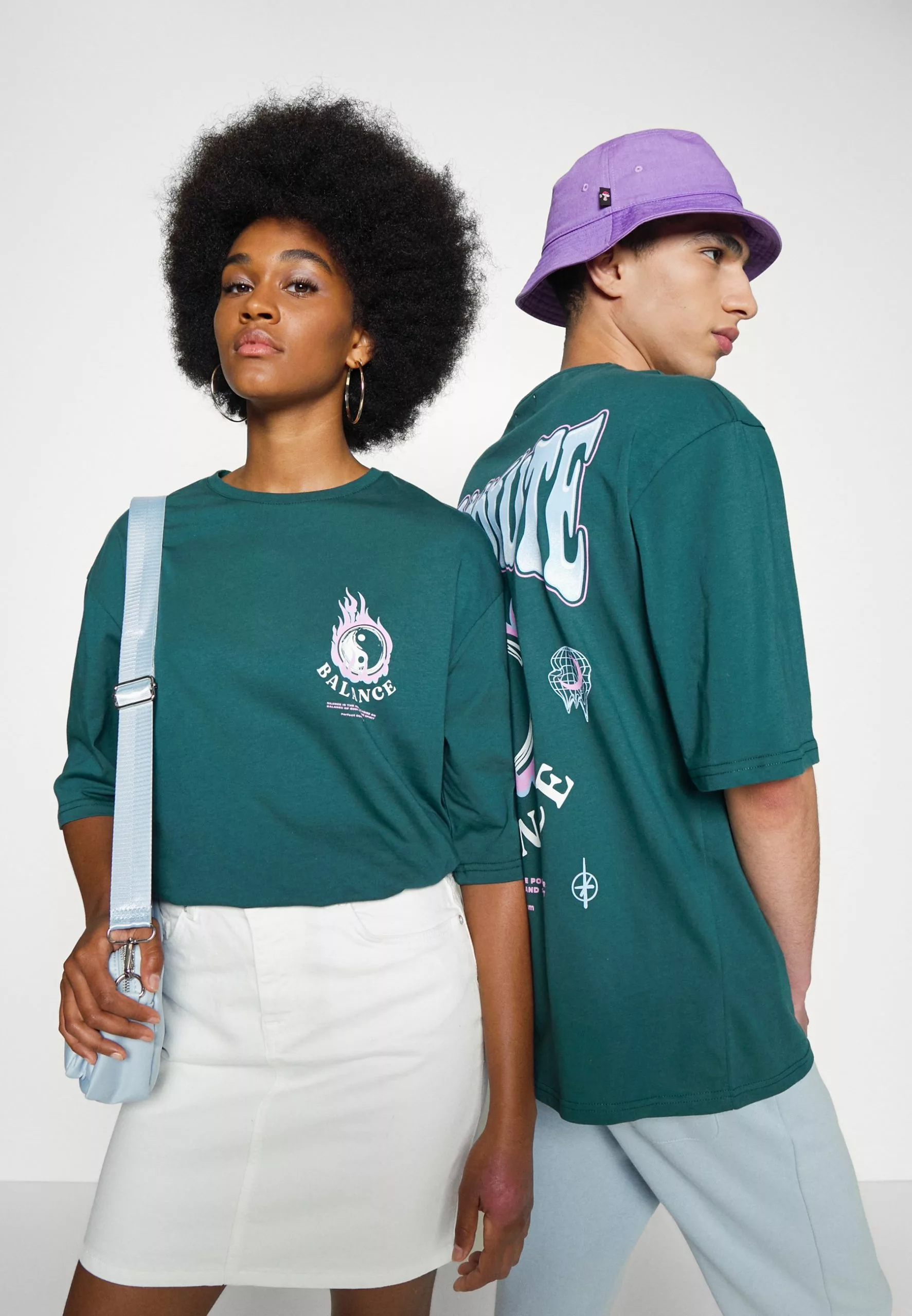 YOURTURN Unisex - Print T-Shirt - Dark Green 5 YOURTURN Unisex - Print T-Shirt - Dark Green - Image 5